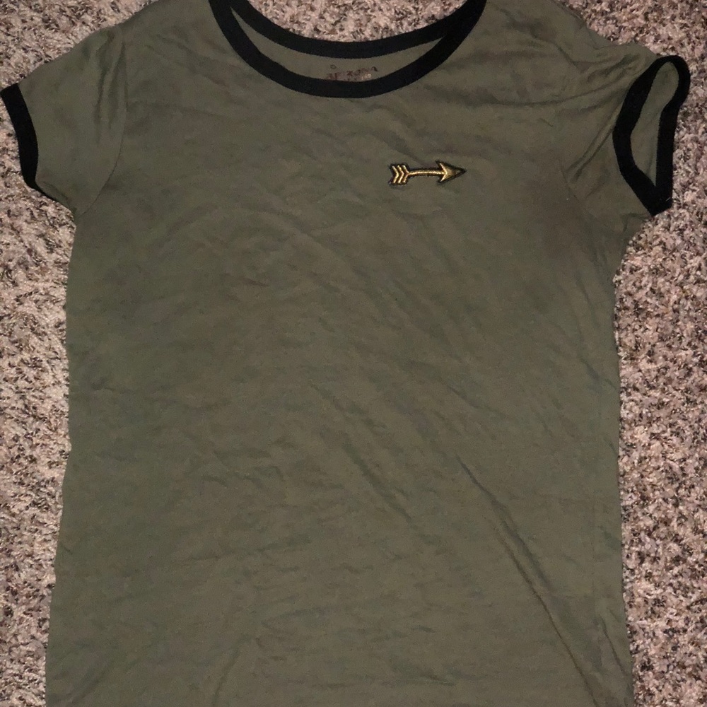 Military green top